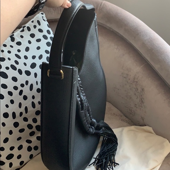 Like 🆕 [Altuzarra] Ghianda Knot Large Black Hobo - Picture 7 of 8